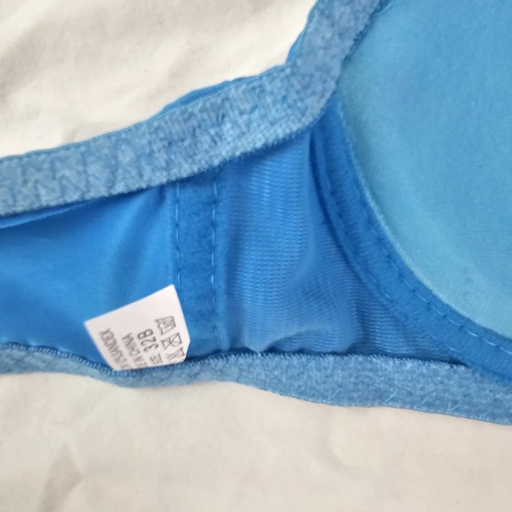 Sophid NWT Womens Lace Padded Bra Size 32B Blue